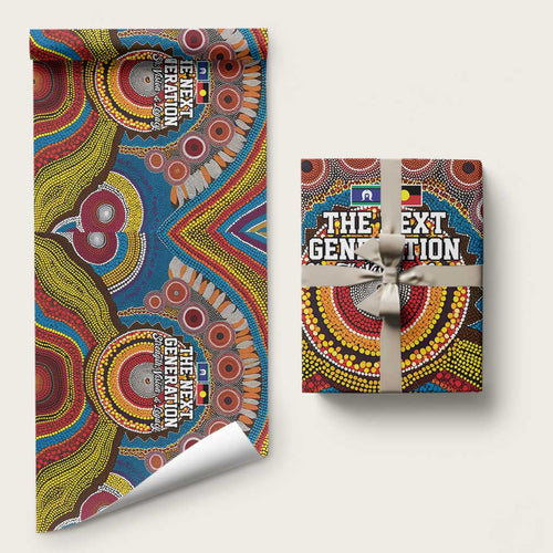 A Bright Future NAIDOC 2025 Wrapping Paper Aboriginal Indigenous Art - Aussie Hoodie