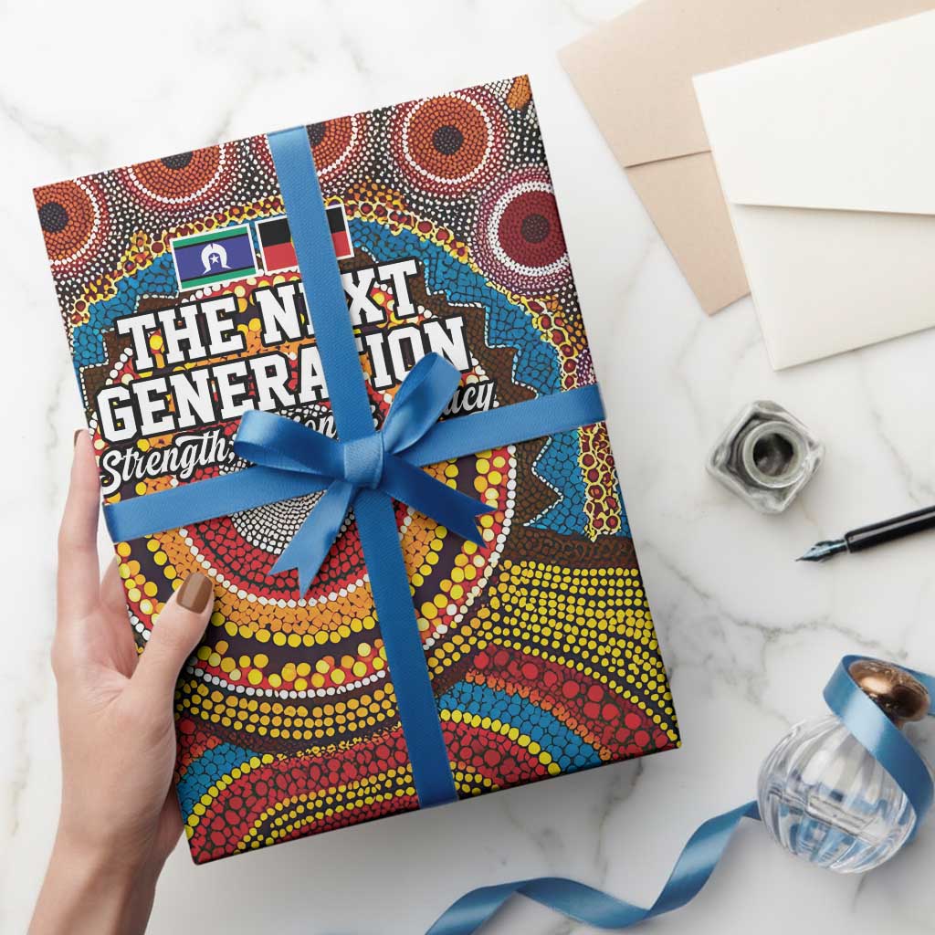 A Bright Future NAIDOC 2025 Wrapping Paper Aboriginal Indigenous Art - Aussie Hoodie