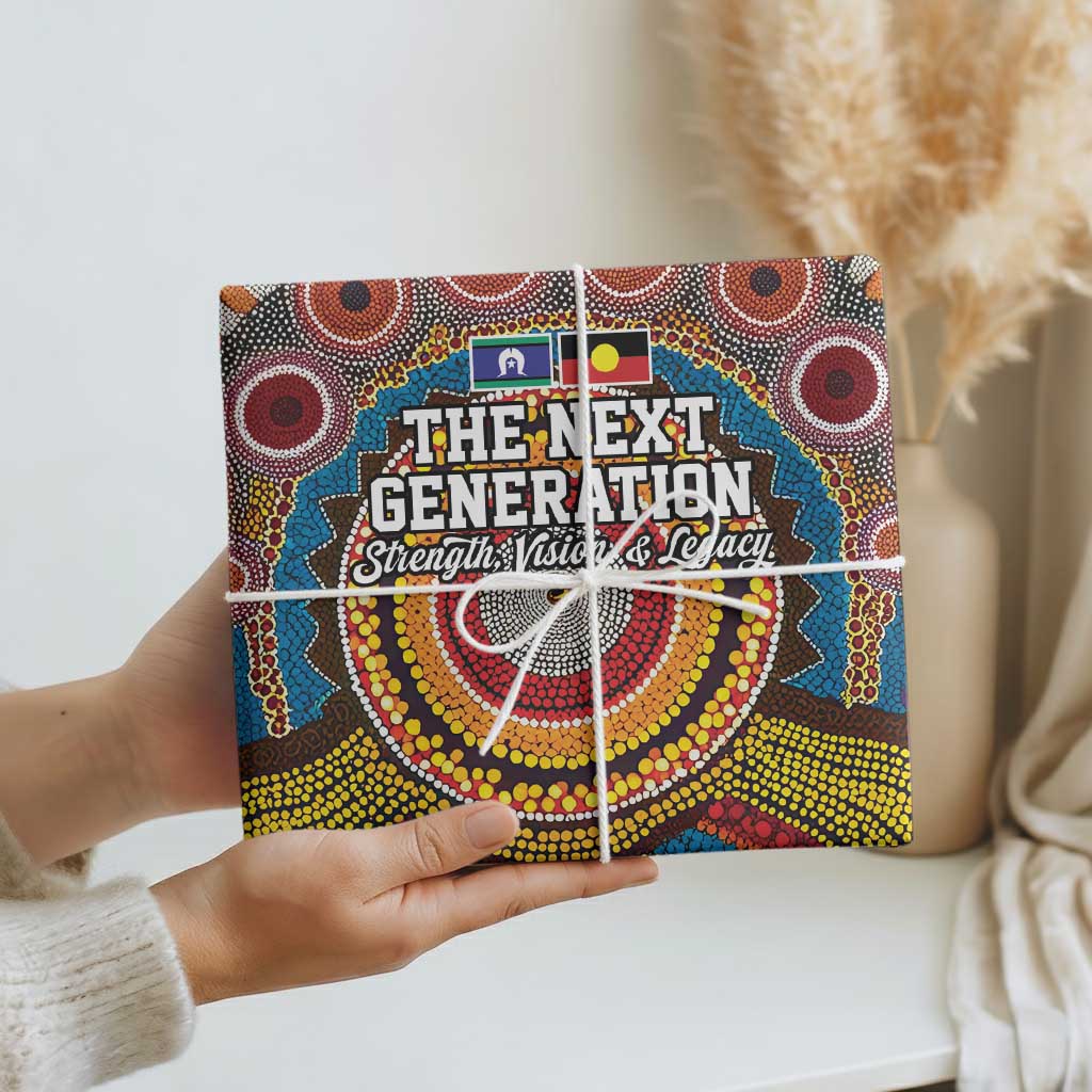 A Bright Future NAIDOC 2025 Wrapping Paper Aboriginal Indigenous Art - Aussie Hoodie