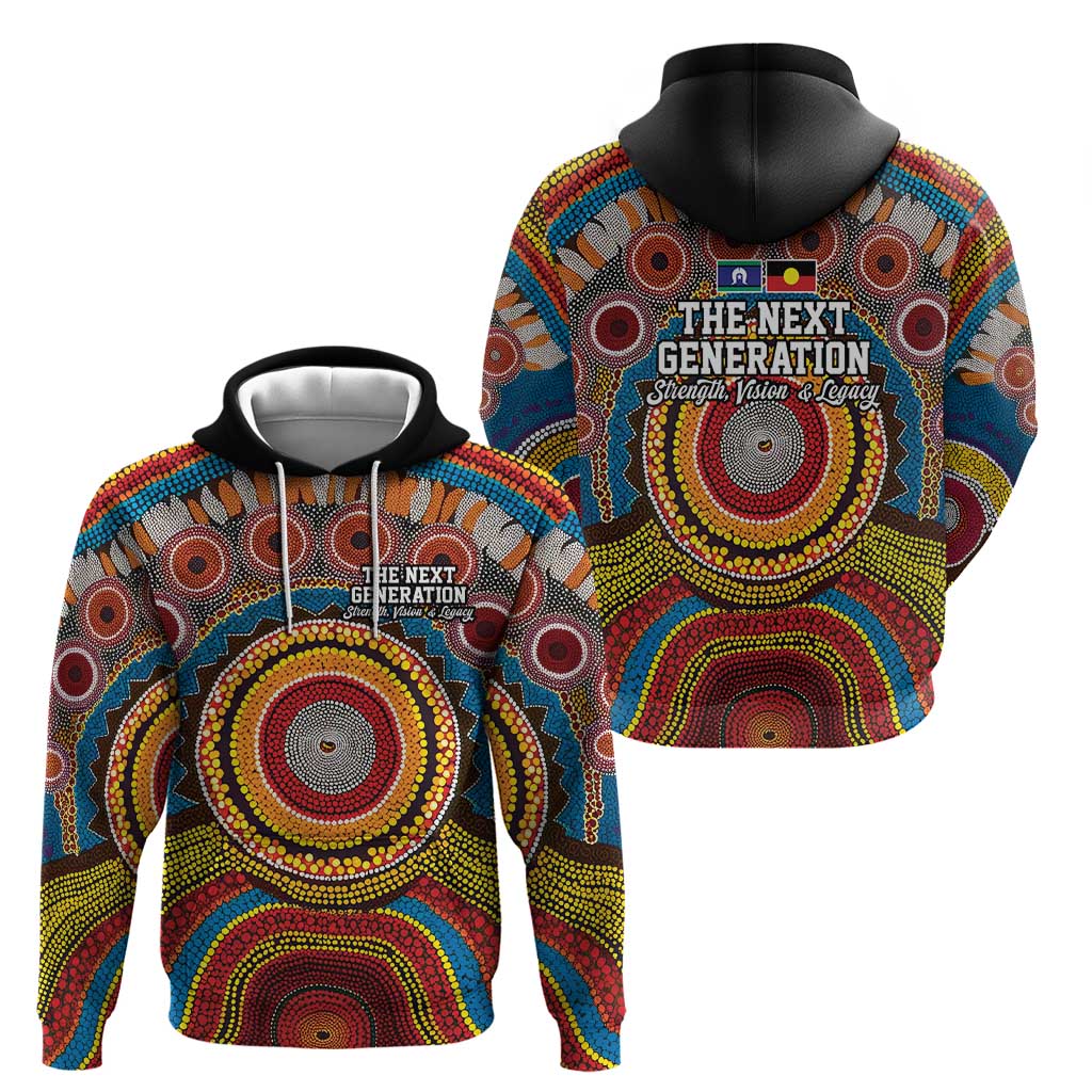 A Bright Future NAIDOC 2025 Zip Hoodie Aboriginal Indigenous Art