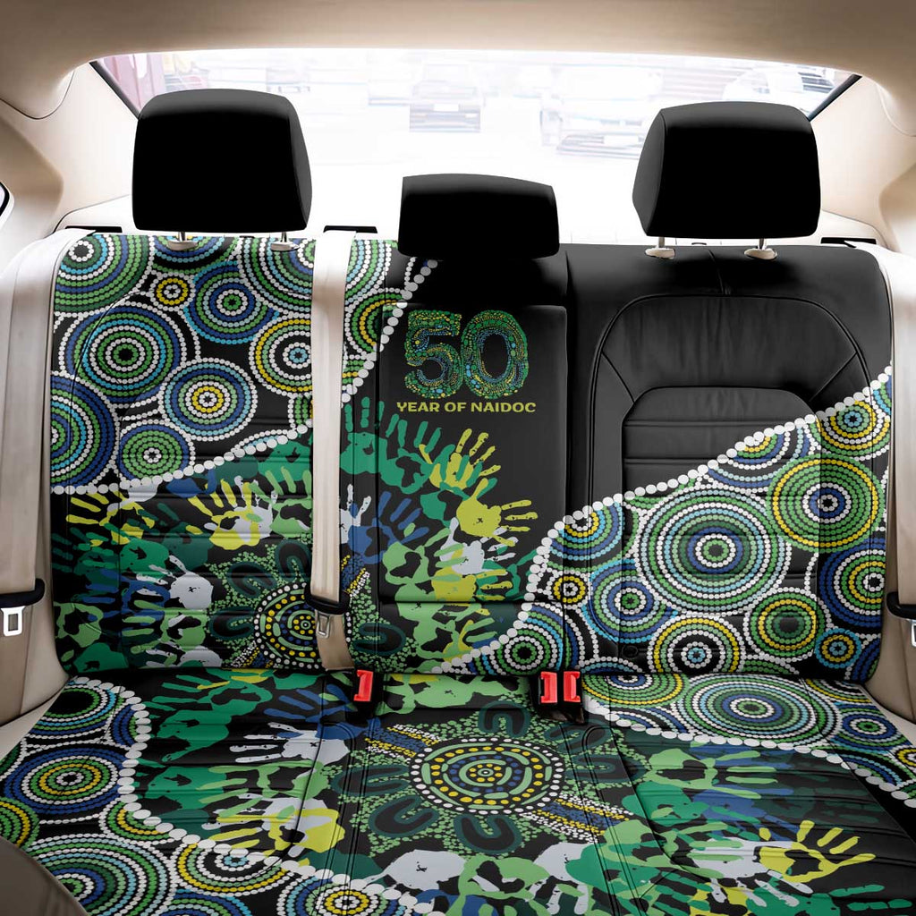 Honouring 50 Year Of NAIDOC Back Car Seat Cover Honouring The Next Generation Green Aboriginal Art