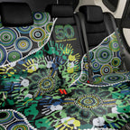 Honouring 50 Year Of NAIDOC Back Car Seat Cover Honouring The Next Generation Green Aboriginal Art