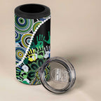 Honouring 50 Year Of NAIDOC 4 in 1 Can Cooler Tumbler Honouring The Next Generation Green Aboriginal Art