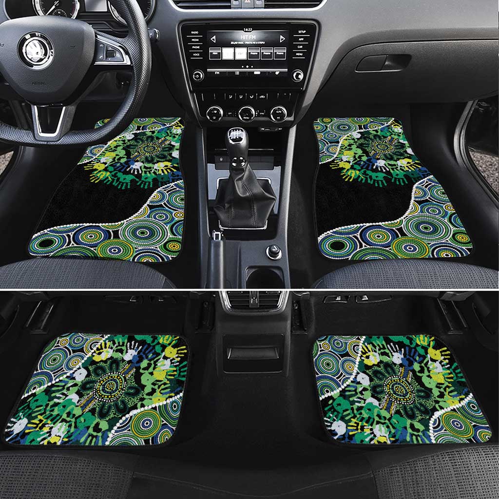 Honouring 50 Year Of NAIDOC Car Mats Honouring The Next Generation Green Aboriginal Art