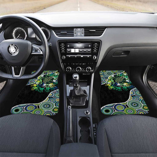 Honouring 50 Year Of NAIDOC Car Mats Honouring The Next Generation Green Aboriginal Art