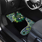 Honouring 50 Year Of NAIDOC Car Mats Honouring The Next Generation Green Aboriginal Art