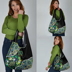 Honouring 50 Year Of NAIDOC Grocery Bag Honouring The Next Generation Green Aboriginal Art