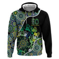 Honouring 50 Year Of NAIDOC Hoodie Honouring The Next Generation Green Aboriginal Art