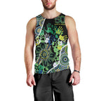 Honouring 50 Year Of NAIDOC Men Tank Top Honouring The Next Generation Green Aboriginal Art
