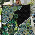 Honouring 50 Year Of NAIDOC Quilt Honouring The Next Generation Green Aboriginal Art