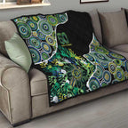 Honouring 50 Year Of NAIDOC Quilt Honouring The Next Generation Green Aboriginal Art