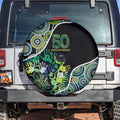 Honouring 50 Year Of NAIDOC Spare Tire Cover Honouring The Next Generation Green Aboriginal Art