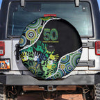 Honouring 50 Year Of NAIDOC Spare Tire Cover Honouring The Next Generation Green Aboriginal Art