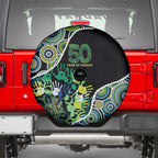 Honouring 50 Year Of NAIDOC Spare Tire Cover Honouring The Next Generation Green Aboriginal Art