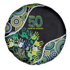 Honouring 50 Year Of NAIDOC Spare Tire Cover Honouring The Next Generation Green Aboriginal Art