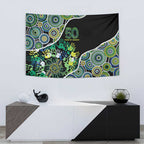 Honouring 50 Year Of NAIDOC Tapestry Honouring The Next Generation Green Aboriginal Art