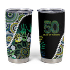 Honouring 50 Year Of NAIDOC Tumbler Cup Honouring The Next Generation Green Aboriginal Art