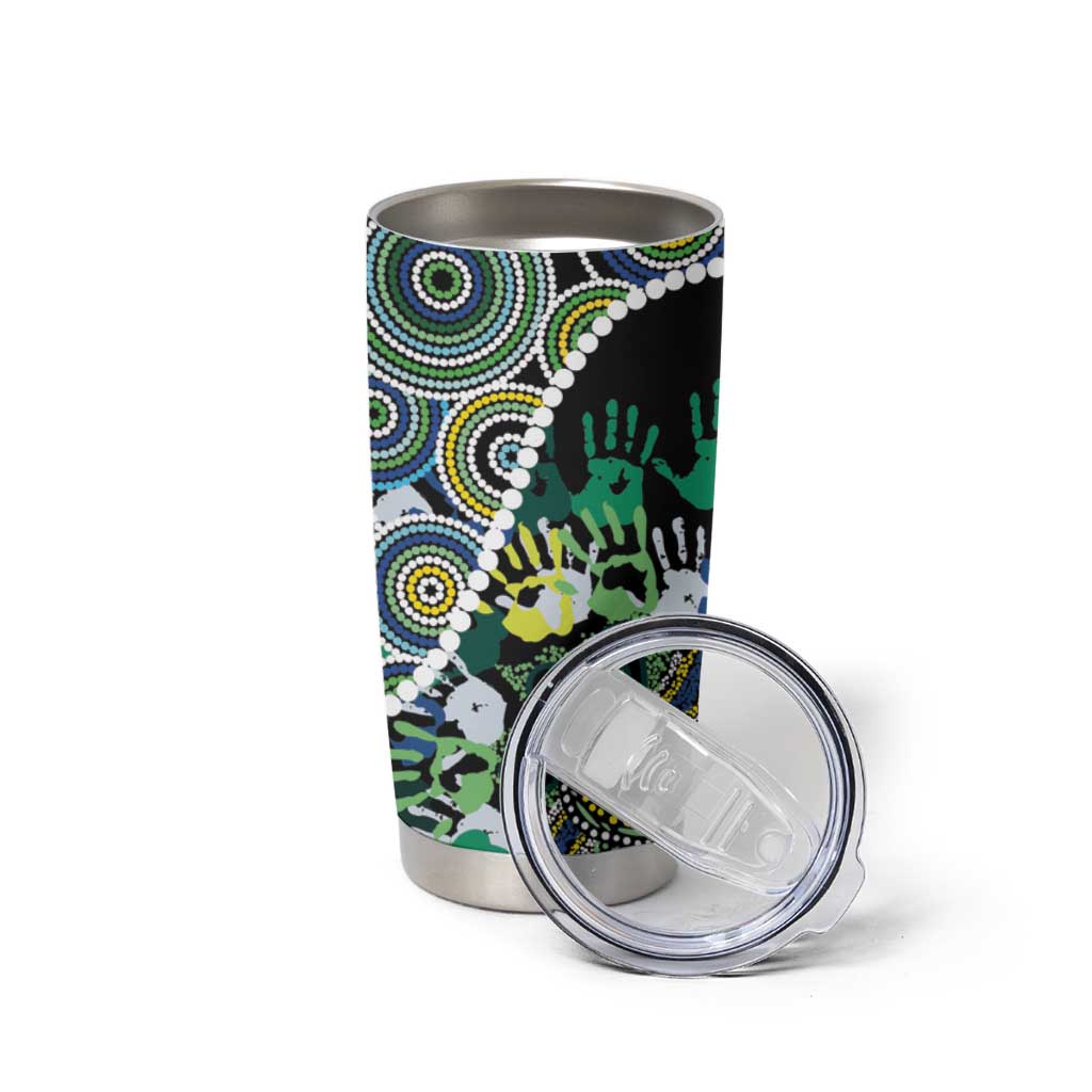 Honouring 50 Year Of NAIDOC Tumbler Cup Honouring The Next Generation Green Aboriginal Art