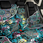 Honouring 50 Year Of NAIDOC Back Car Seat Cover Honouring The Next Generation Pastel Aboriginal Art