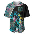 Honouring 50 Year Of NAIDOC Baseball Jersey Honouring The Next Generation Pastel Aboriginal Art