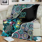 Honouring 50 Year Of NAIDOC Blanket Honouring The Next Generation Pastel Aboriginal Art
