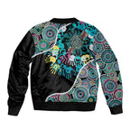 Honouring 50 Year Of NAIDOC Bomber Jacket Honouring The Next Generation Pastel Aboriginal Art