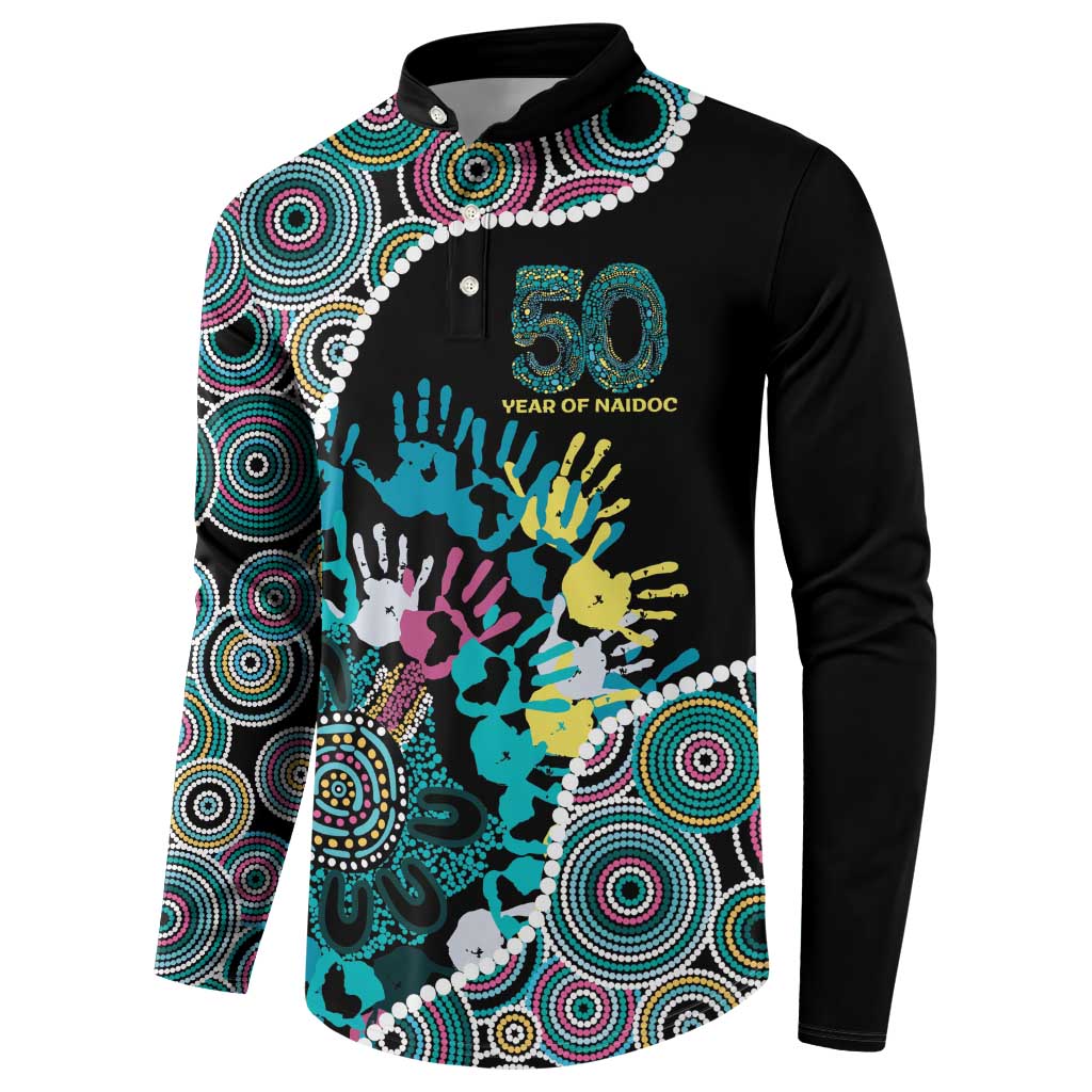 Honouring 50 Year Of NAIDOC Button Sweatshirt Honouring The Next Generation Pastel Aboriginal Art