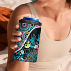 Honouring 50 Year Of NAIDOC 4 in 1 Can Cooler Tumbler Honouring The Next Generation Pastel Aboriginal Art