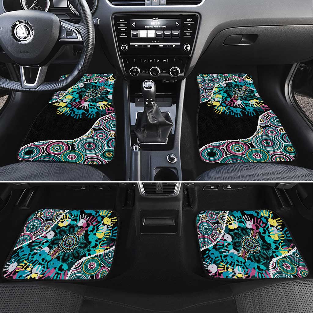 Honouring 50 Year Of NAIDOC Car Mats Honouring The Next Generation Pastel Aboriginal Art