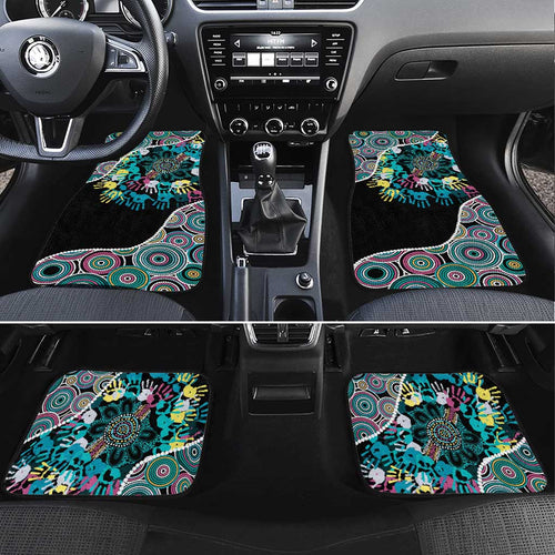 Honouring 50 Year Of NAIDOC Car Mats Honouring The Next Generation Pastel Aboriginal Art