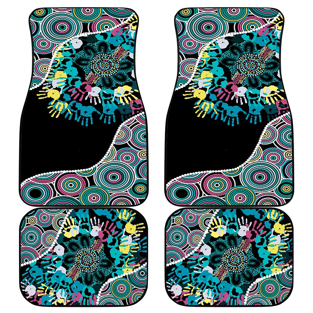 Honouring 50 Year Of NAIDOC Car Mats Honouring The Next Generation Pastel Aboriginal Art
