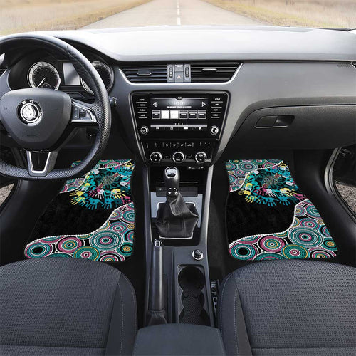 Honouring 50 Year Of NAIDOC Car Mats Honouring The Next Generation Pastel Aboriginal Art
