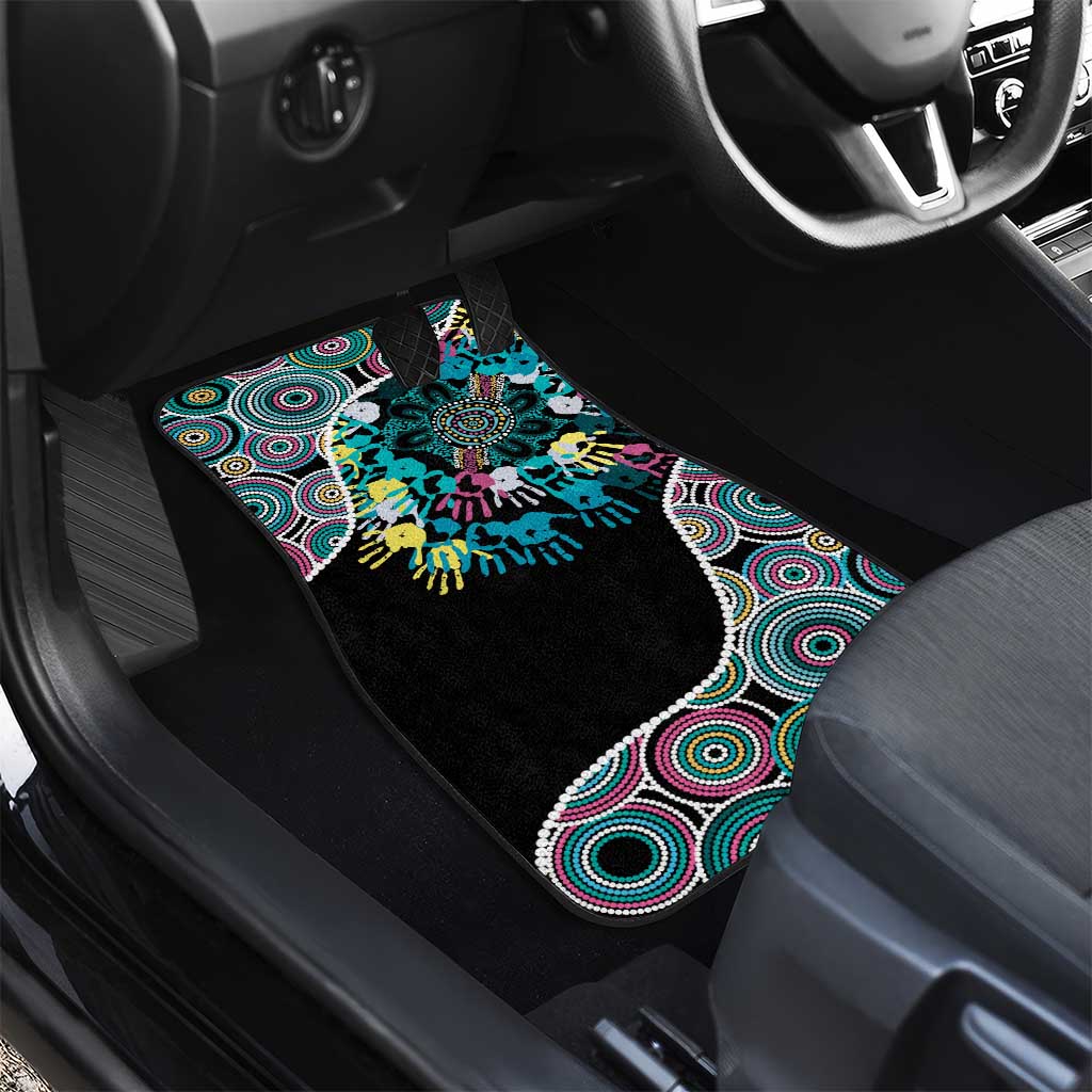 Honouring 50 Year Of NAIDOC Car Mats Honouring The Next Generation Pastel Aboriginal Art