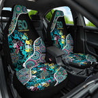 Honouring 50 Year Of NAIDOC Car Seat Cover Honouring The Next Generation Pastel Aboriginal Art