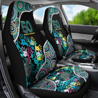 Honouring 50 Year Of NAIDOC Car Seat Cover Honouring The Next Generation Pastel Aboriginal Art