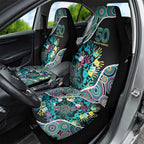 Honouring 50 Year Of NAIDOC Car Seat Cover Honouring The Next Generation Pastel Aboriginal Art