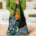 Honouring 50 Year Of NAIDOC Grocery Bag Honouring The Next Generation Pastel Aboriginal Art