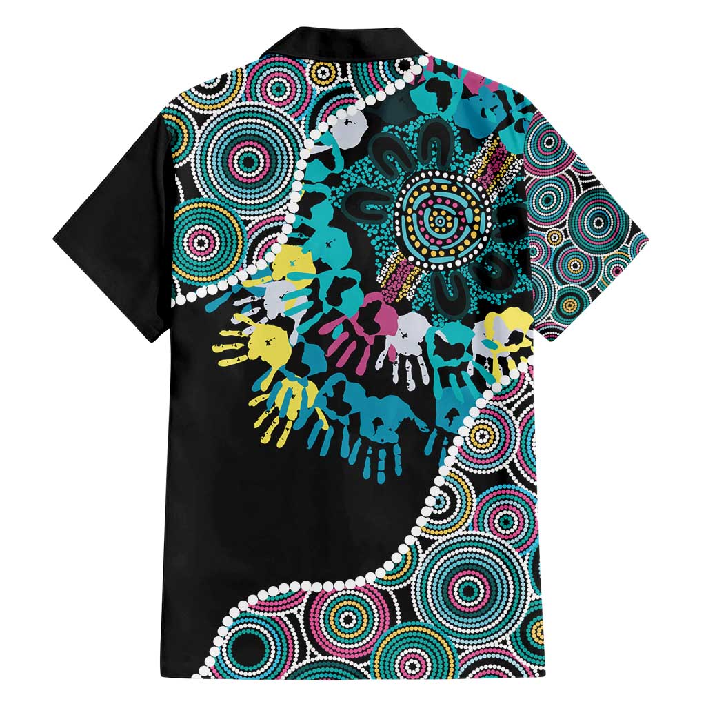Honouring 50 Year Of NAIDOC Hawaiian Shirt Honouring The Next Generation Pastel Aboriginal Art