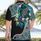Honouring 50 Year Of NAIDOC Hawaiian Shirt Honouring The Next Generation Pastel Aboriginal Art