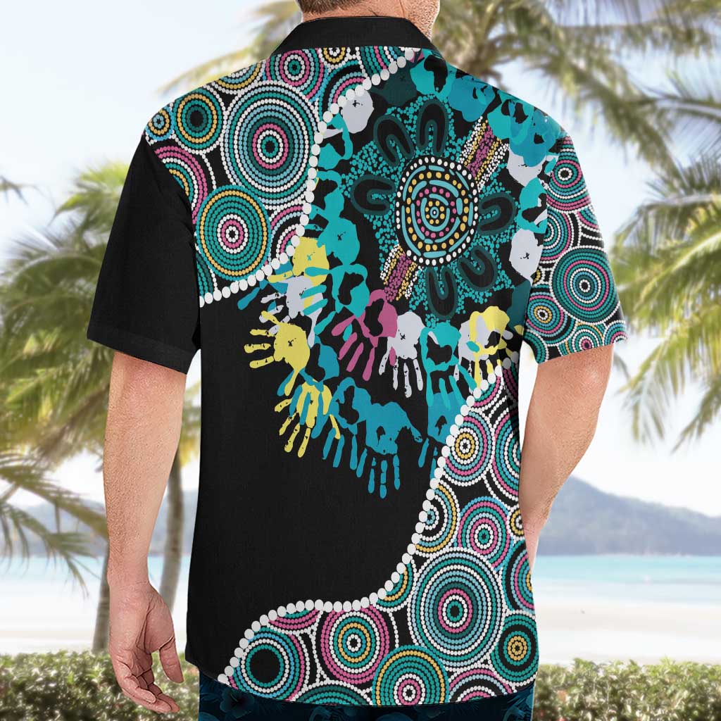Honouring 50 Year Of NAIDOC Hawaiian Shirt Honouring The Next Generation Pastel Aboriginal Art