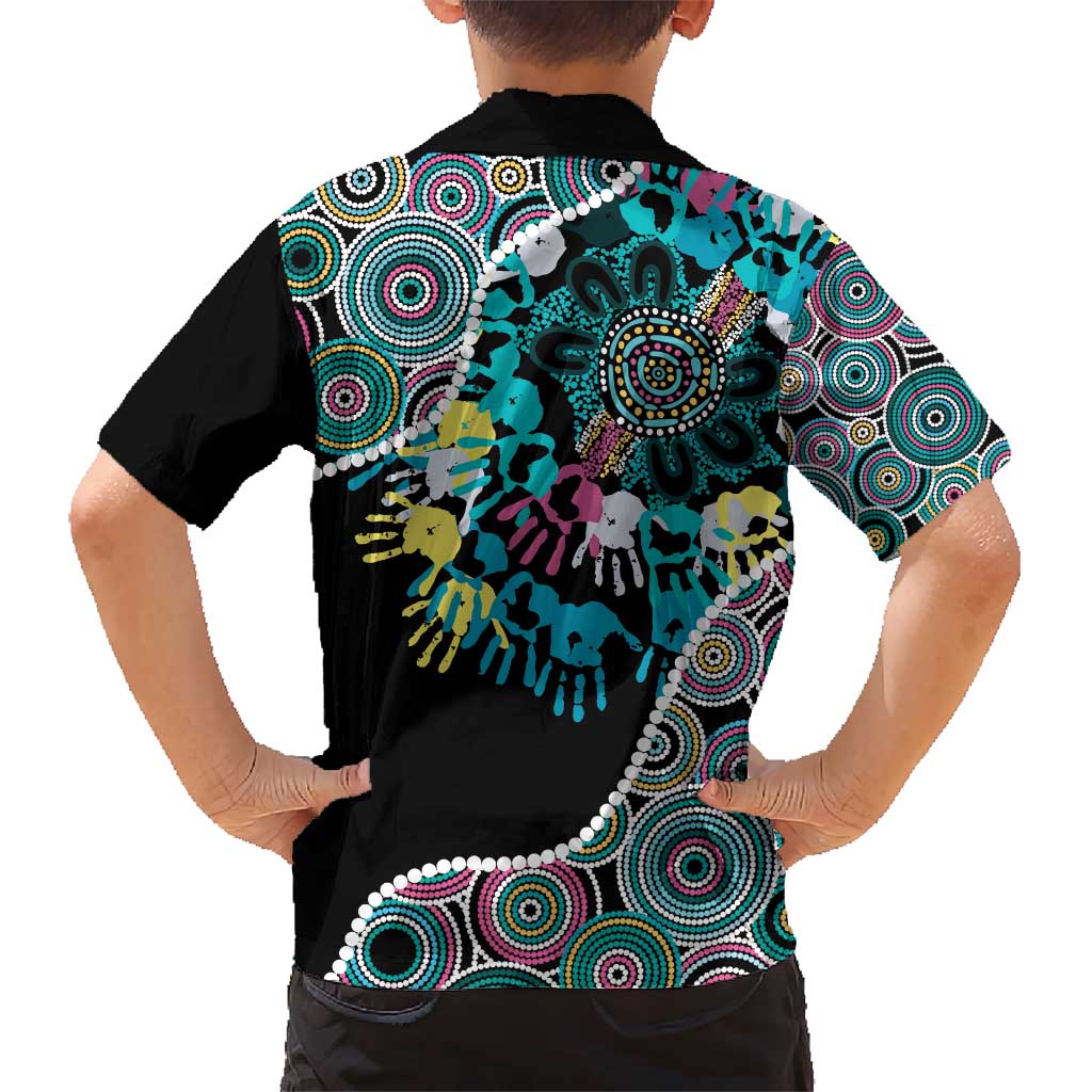 Honouring 50 Year Of NAIDOC Hawaiian Shirt Honouring The Next Generation Pastel Aboriginal Art