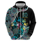 Honouring 50 Year Of NAIDOC Hoodie Honouring The Next Generation Pastel Aboriginal Art