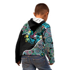 Honouring 50 Year Of NAIDOC Kid Hoodie Honouring The Next Generation Pastel Aboriginal Art