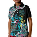 Honouring 50 Year Of NAIDOC Kid Polo Shirt Honouring The Next Generation Pastel Aboriginal Art