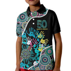 Honouring 50 Year Of NAIDOC Kid Polo Shirt Honouring The Next Generation Pastel Aboriginal Art
