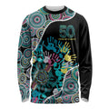Honouring 50 Year Of NAIDOC Long Sleeve Shirt Honouring The Next Generation Pastel Aboriginal Art