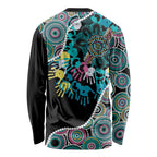Honouring 50 Year Of NAIDOC Long Sleeve Shirt Honouring The Next Generation Pastel Aboriginal Art