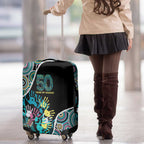 Honouring 50 Year Of NAIDOC Luggage Cover Honouring The Next Generation Pastel Aboriginal Art