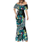Honouring 50 Year Of NAIDOC Mermaid Dress Honouring The Next Generation Pastel Aboriginal Art