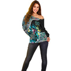 Honouring 50 Year Of NAIDOC Off Shoulder Sweater Honouring The Next Generation Pastel Aboriginal Art